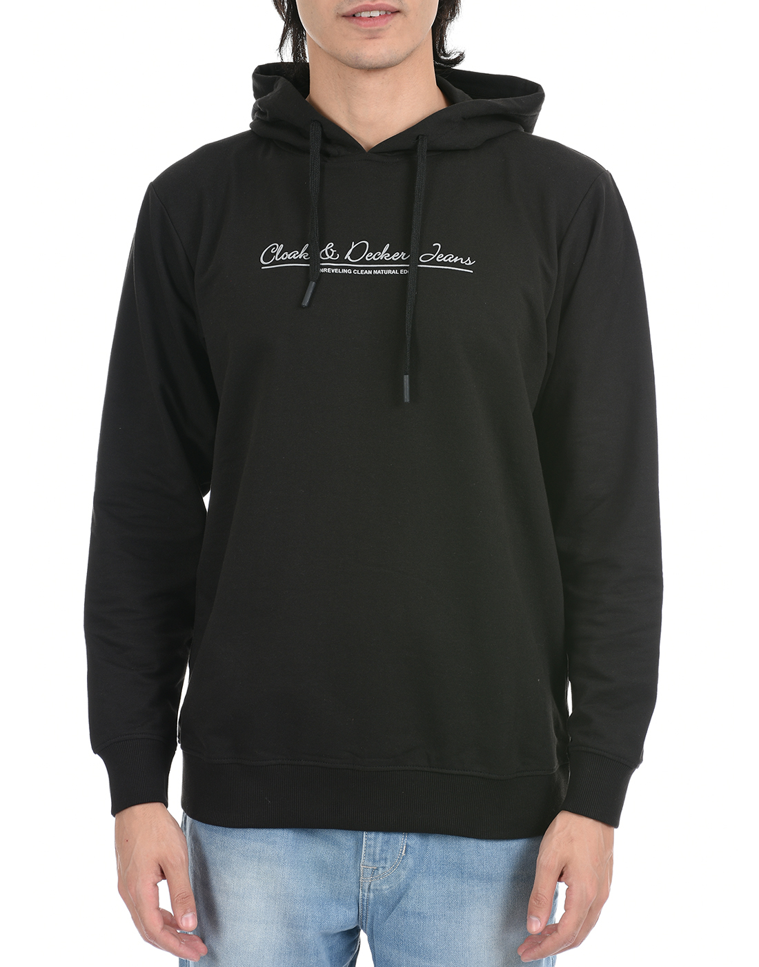 Cloak & Decker by Monte Carlo Men Black Hoodie